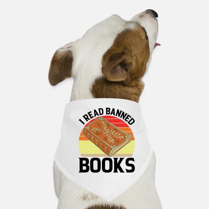 J’ai lu des livres interdits 38 Bandana pour chien