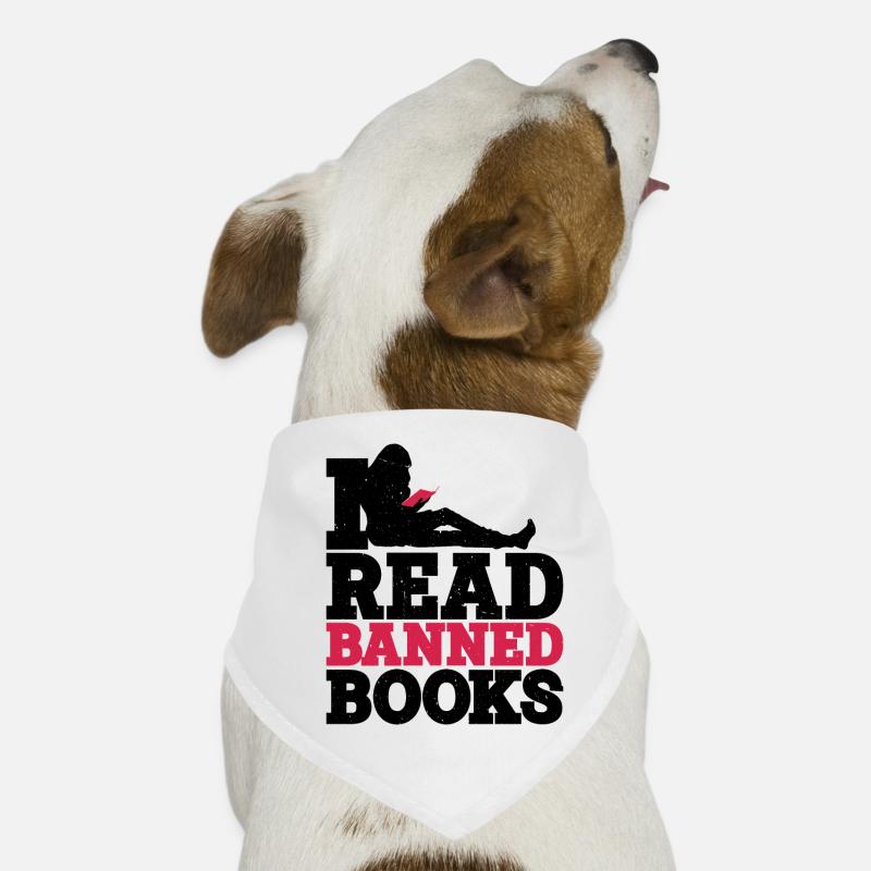 J’ai lu des livres interdits 39 Bandana pour chien