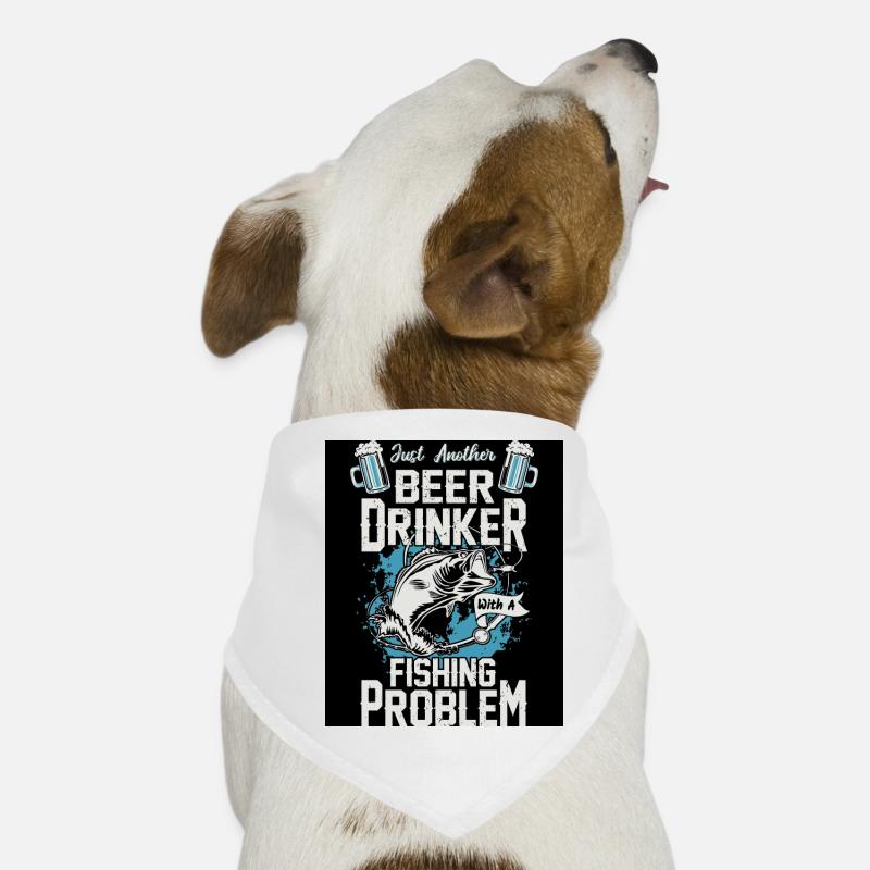 La pêche. Bandana pour chien