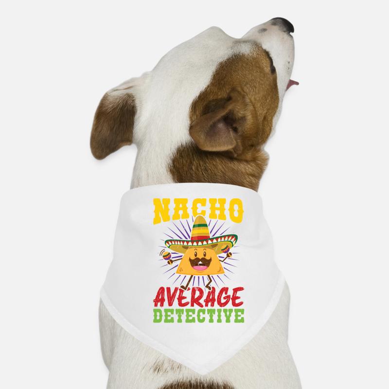 Nacho Average Detective Dog Bandana