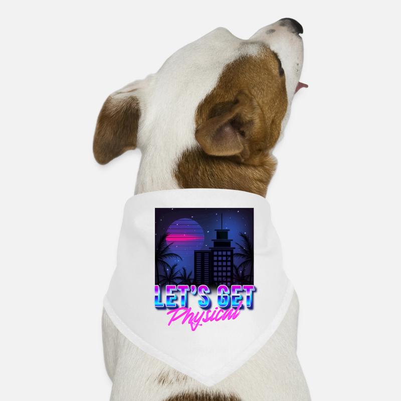 Obtenons l’esthétique Physique Vaporwave Bandana pour chien