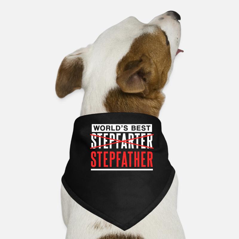 Der Beste Stiefvater Der Welt Stiefpapa Stepdad Hunde-Bandana
