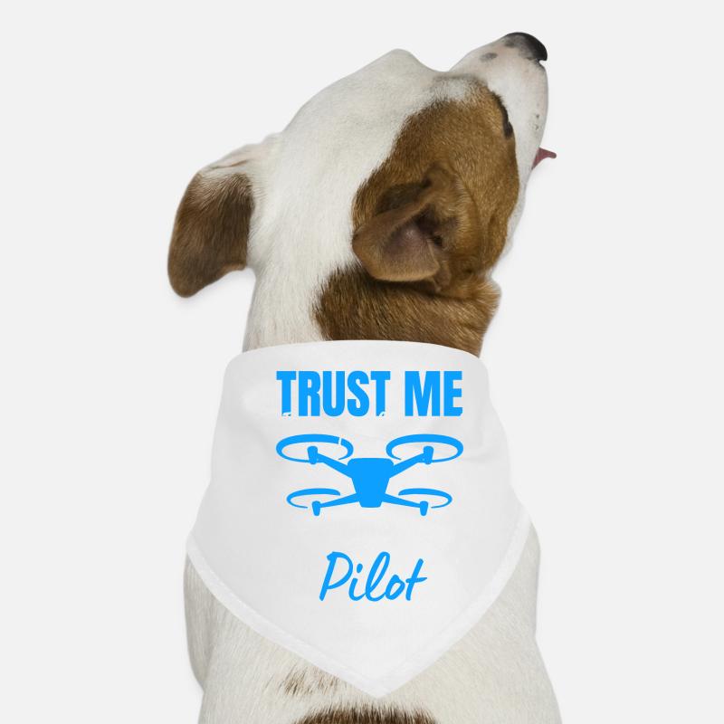 Drone Drone Pilote Drone Opérateur Quadcopter Bandana pour chien