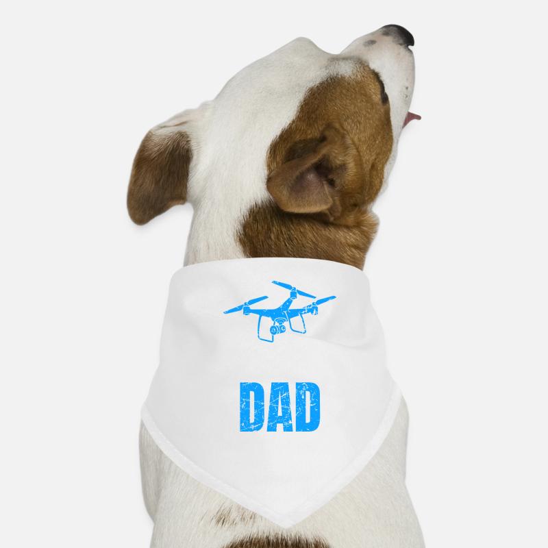 Drone Dad Drone Pilote Opérateur de Drone Bandana pour chien