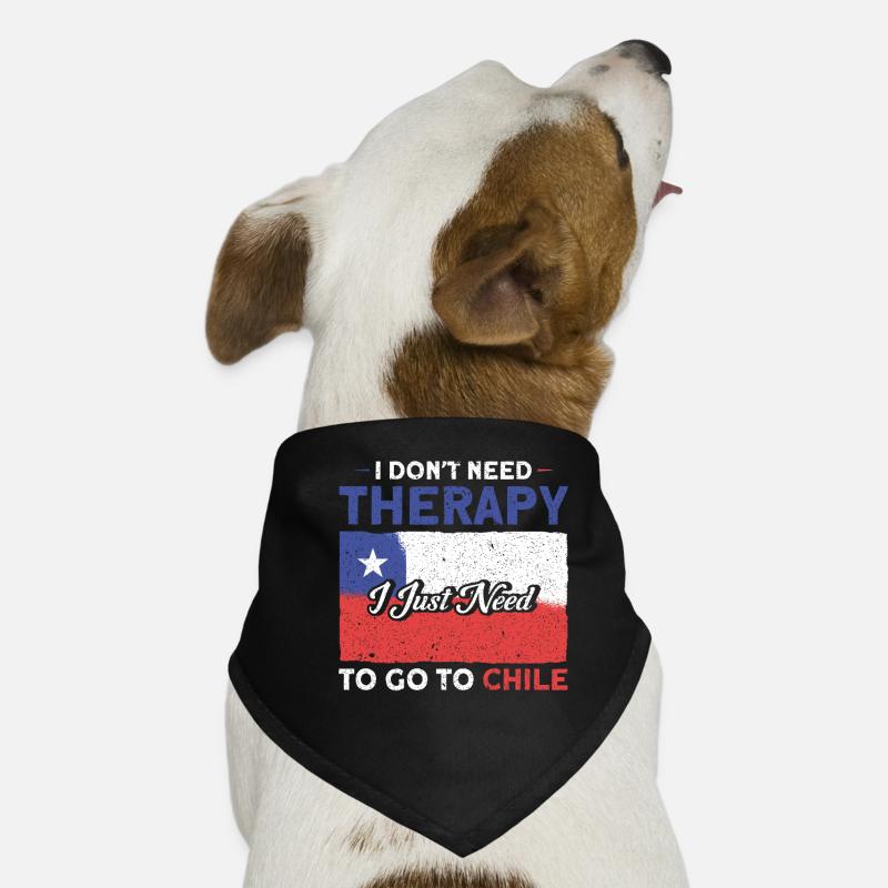 Therapy to Chile Chile Souvenir Dog Bandana
