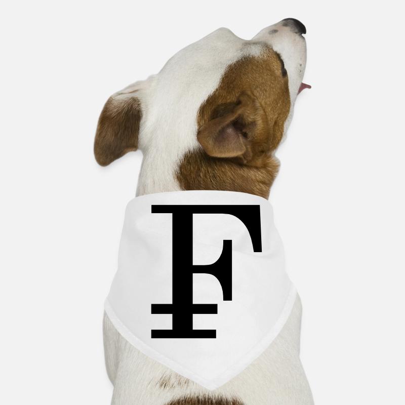 Swiss franc, stability and security Dog Bandana