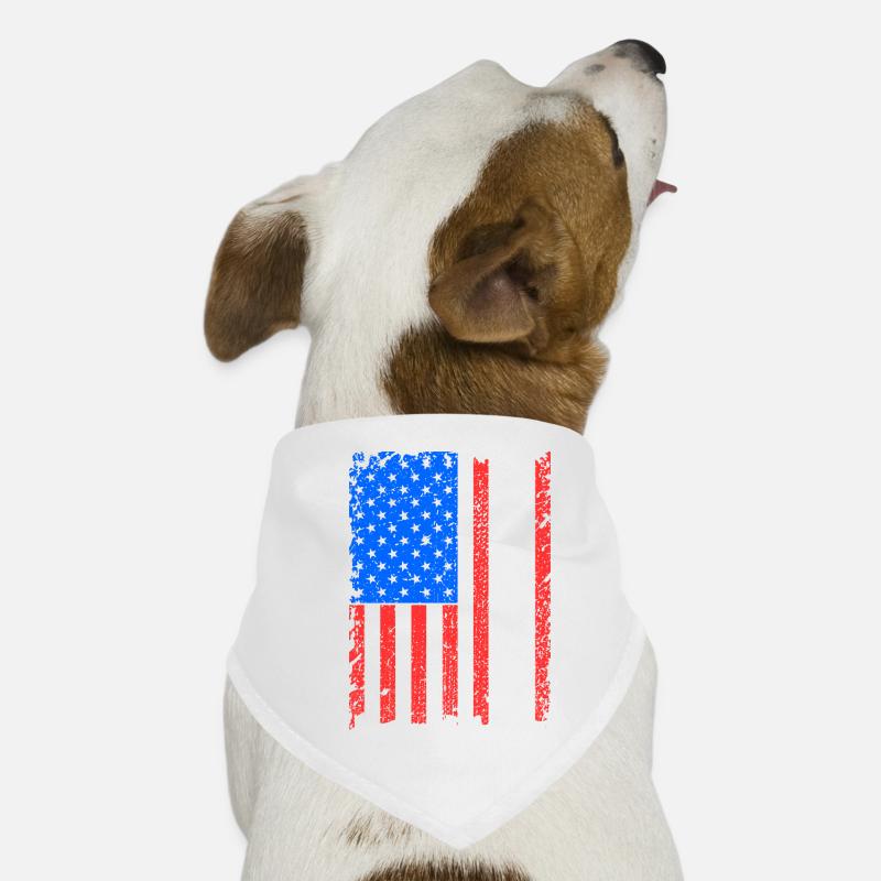 Tennessee Usa flags gift Dog Bandana