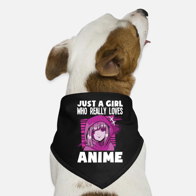 Lustiges Anime Geschenk Hunde-Bandana