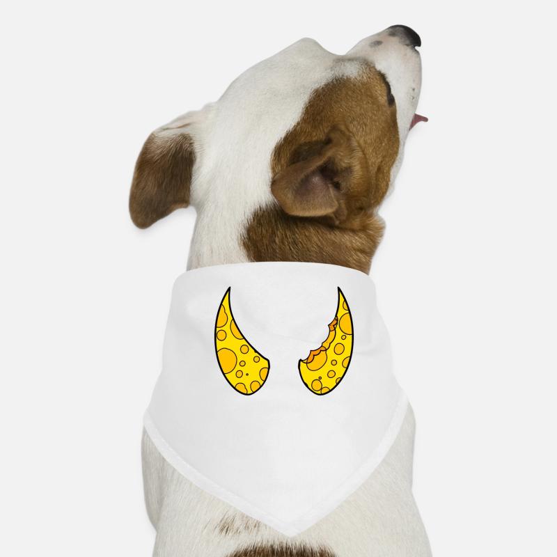 Devil's Horns Horns Made of Cheese Dog Bandana