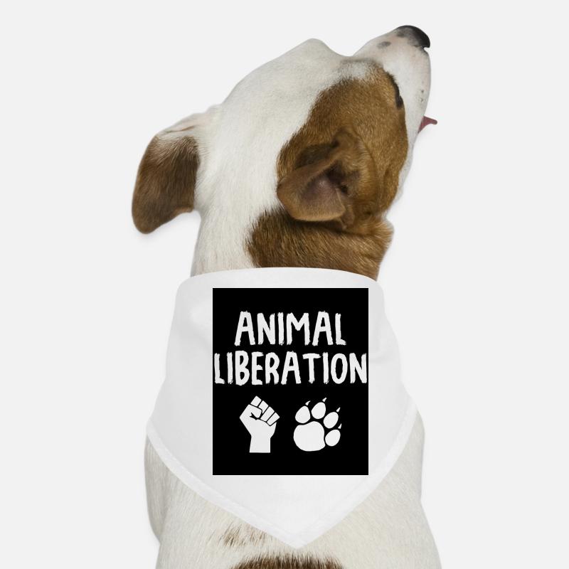 Vegan. Bandana pour chien
