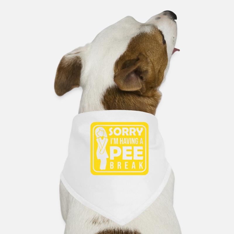 Pregnancy Funny Announcement I'm Having a Pee Dog Bandana