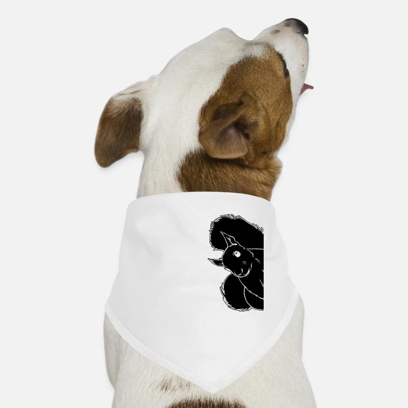 Squirrel — Funny squirrel, cute Dog Bandana