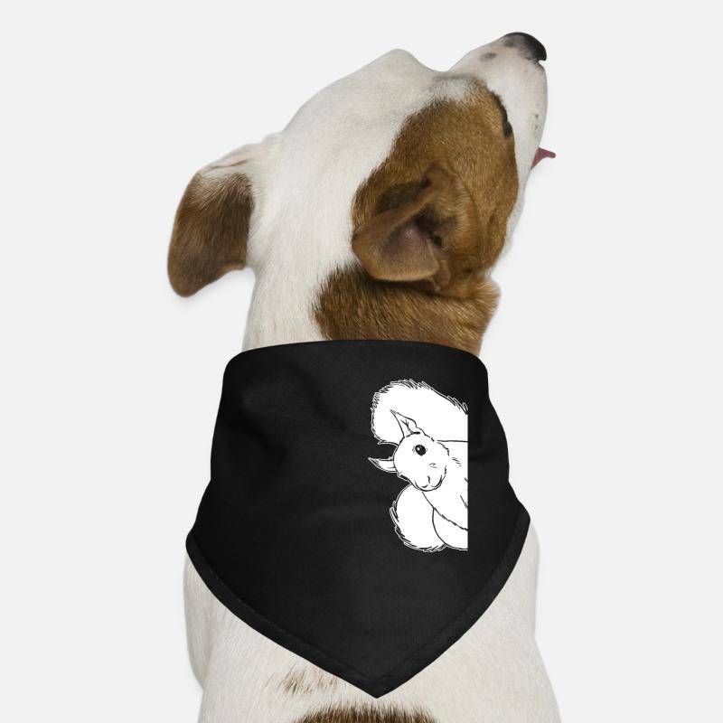 Lustiges Eichhörnchen, lustiges Eichhörnchen, Hunde-Bandana