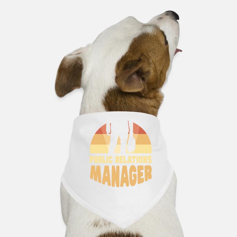 Manager for Public Relations Job PR Profession Dog Bandana