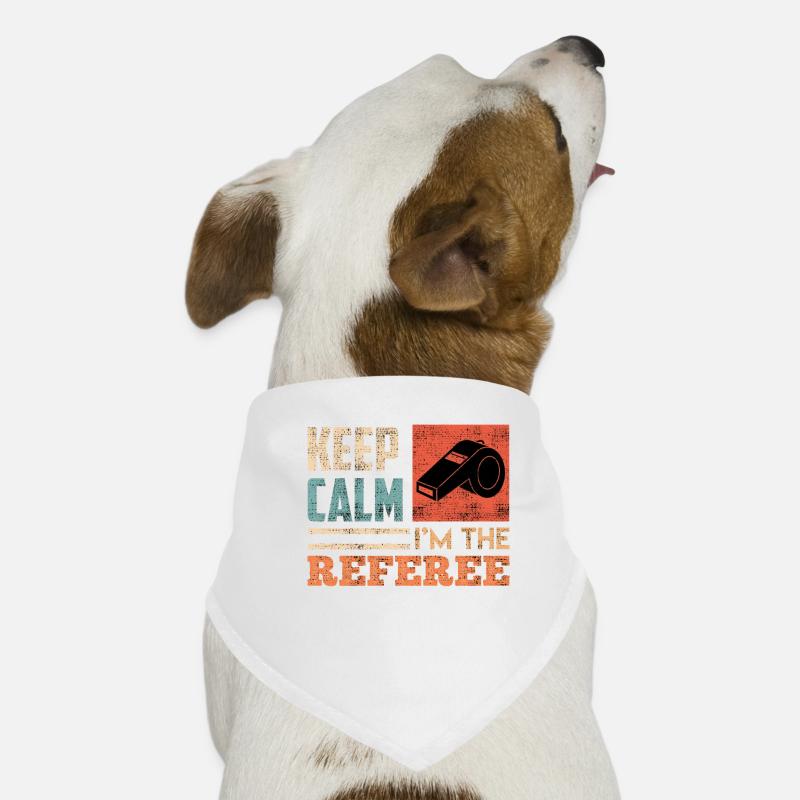 Ich bin der Schiedsrichter Hunde-Bandana