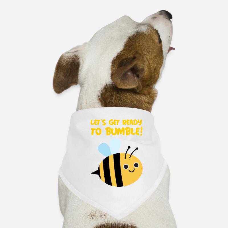 Let's Get Ready To Bumble! Dog Bandana