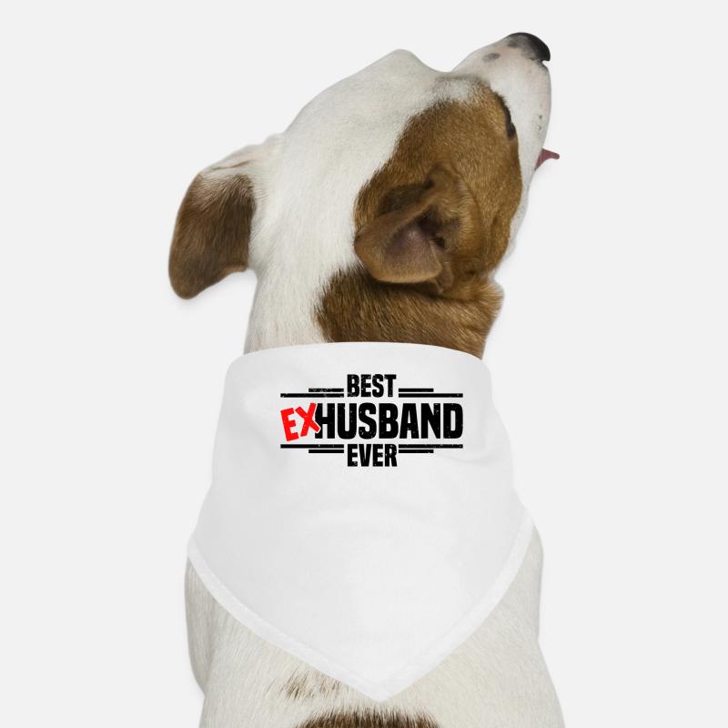 Scheidung Trennung Ehe Ex Scheidungsparty - Hunde-Bandana - Weiß