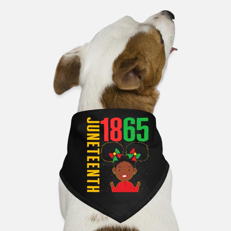 Juneteenth 1865 Chemise, Afro-Américain, BLM, Bandana pour chien