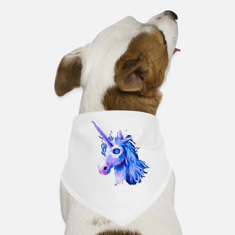 Horror Einhorn Halloween Hunde-Bandana