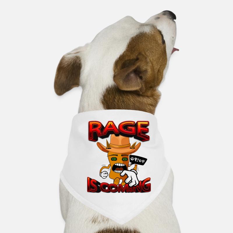 Rage is coming - cute comic monster Dog Bandana