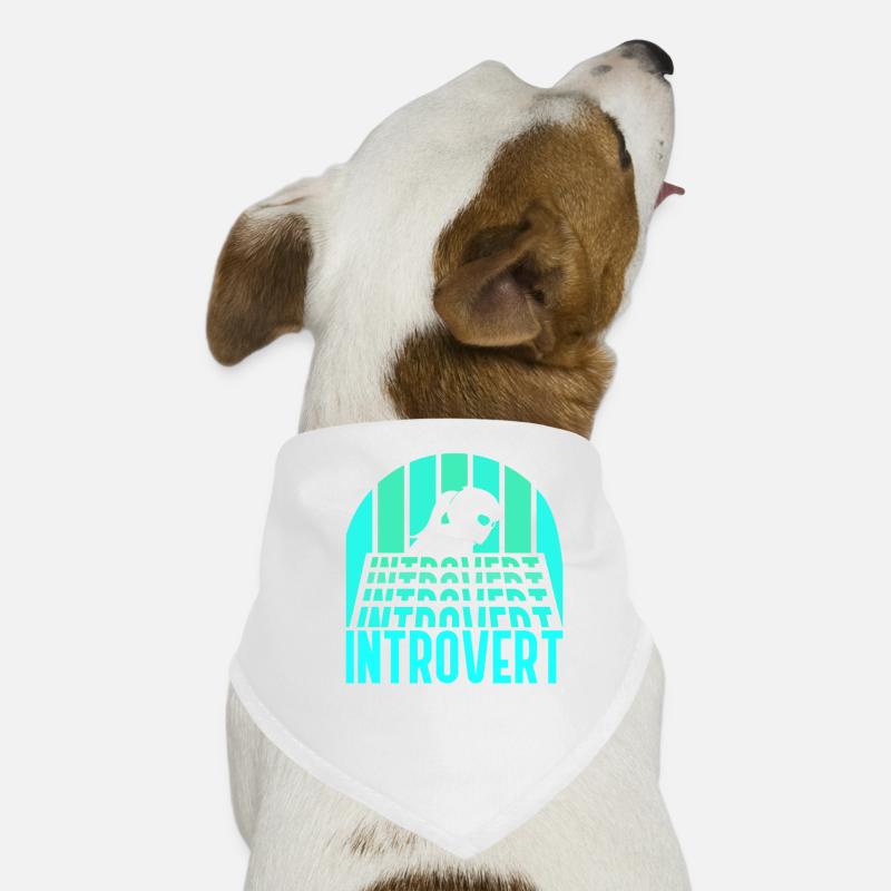 Sarcasme introverti Timide introverti Bandana pour chien