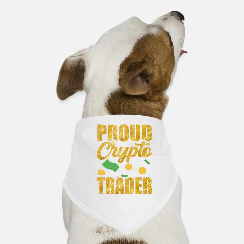 Stolzer Krypto Trader Traden Crypto Trading Hunde-Bandana