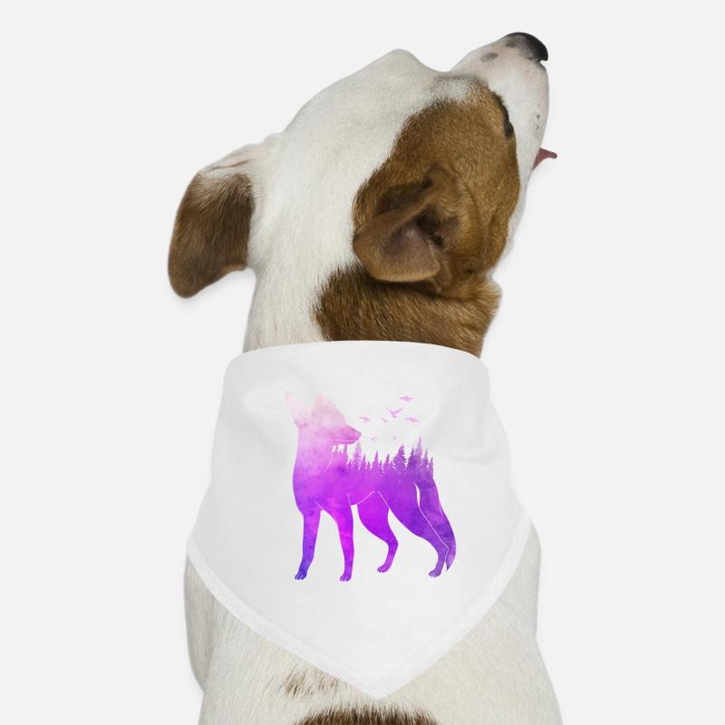 Fuchs Walddesign Fuchsjäger Jagd Hunde-Bandana