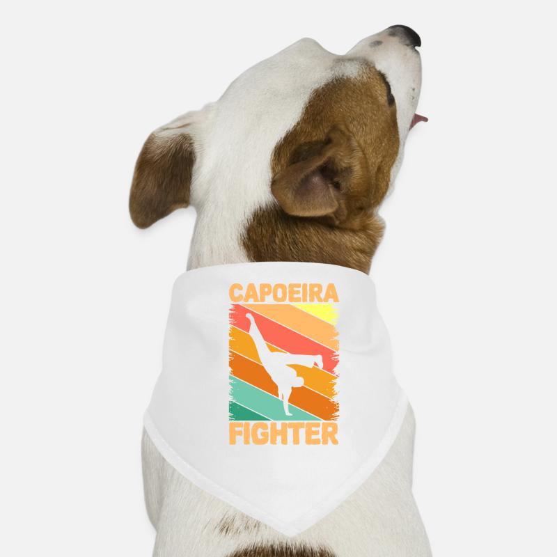 Capoeira Fighter Arts Martiaux Hobby Brésilien Bandana pour chien