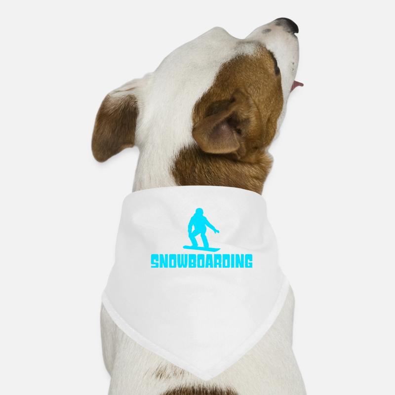 Snowboard Bandana pour chien