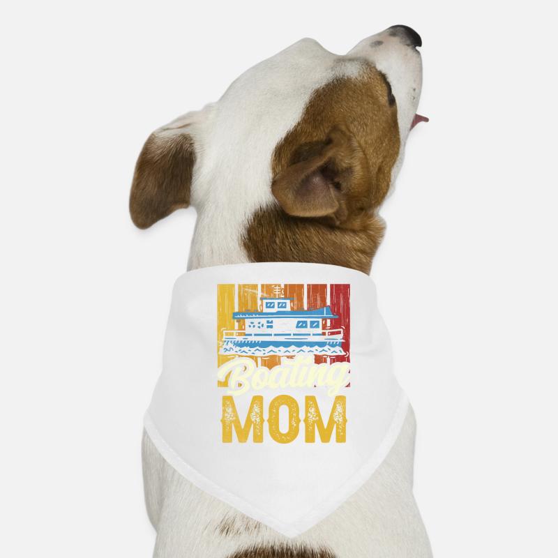Bootfahrende Mutter Yacht Bootfahren Boot Schiff Hunde-Bandana