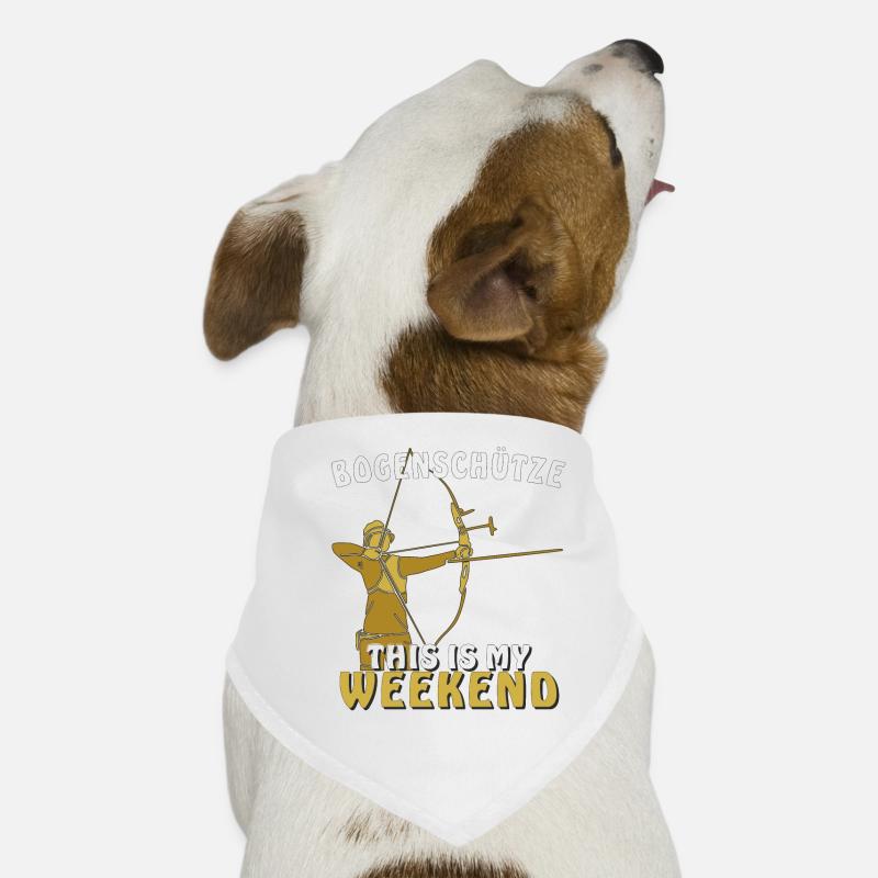 BOGENSCHÜTZE THIS IS MY WEEKEND Hunde-Bandana