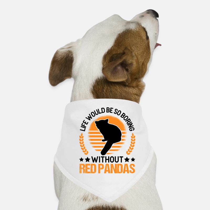 Roter Panda Geschenk Red Panda Hunde-Bandana