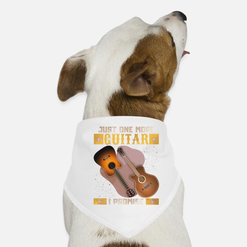 Guitar player guitar electric guitar, funny saying Dog Bandana