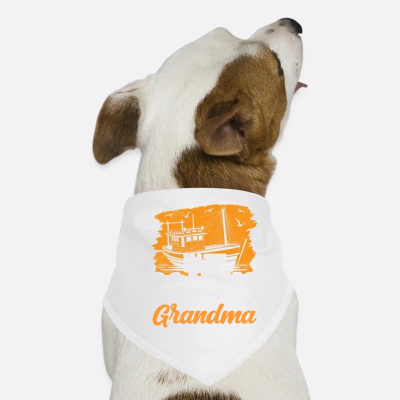 Ich Bin Die Boot Fahrende Oma Schiff Bootfahren Hunde-Bandana