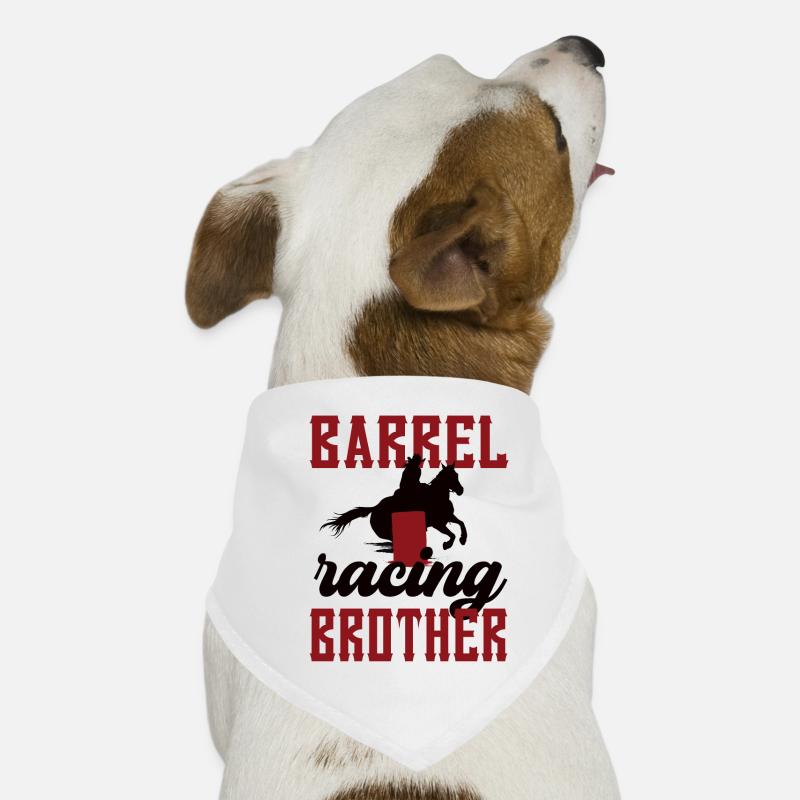 Fassrennen-Bruder Geschenk Barrel Racing Bruder Hunde-Bandana