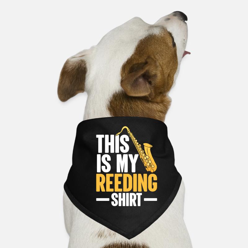 Listen to Jazz Sax Player Saxophone Evolution Gesc Dog Bandana
