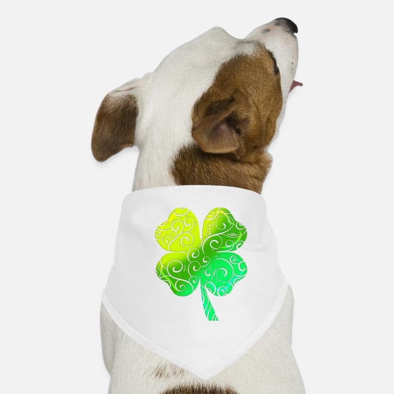 Mandala Tribal Shamrock pour la Saint-Patrick Bandana pour chien