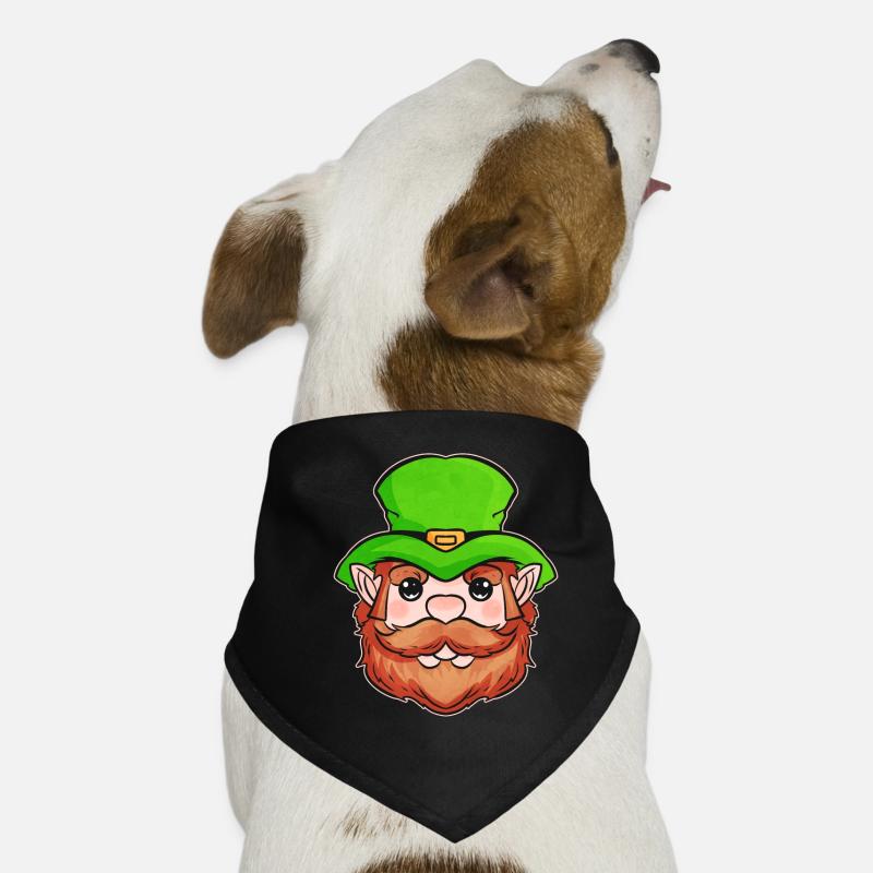 Kawaii Leprechaun pour la Saint-Patrick Bandana pour chien