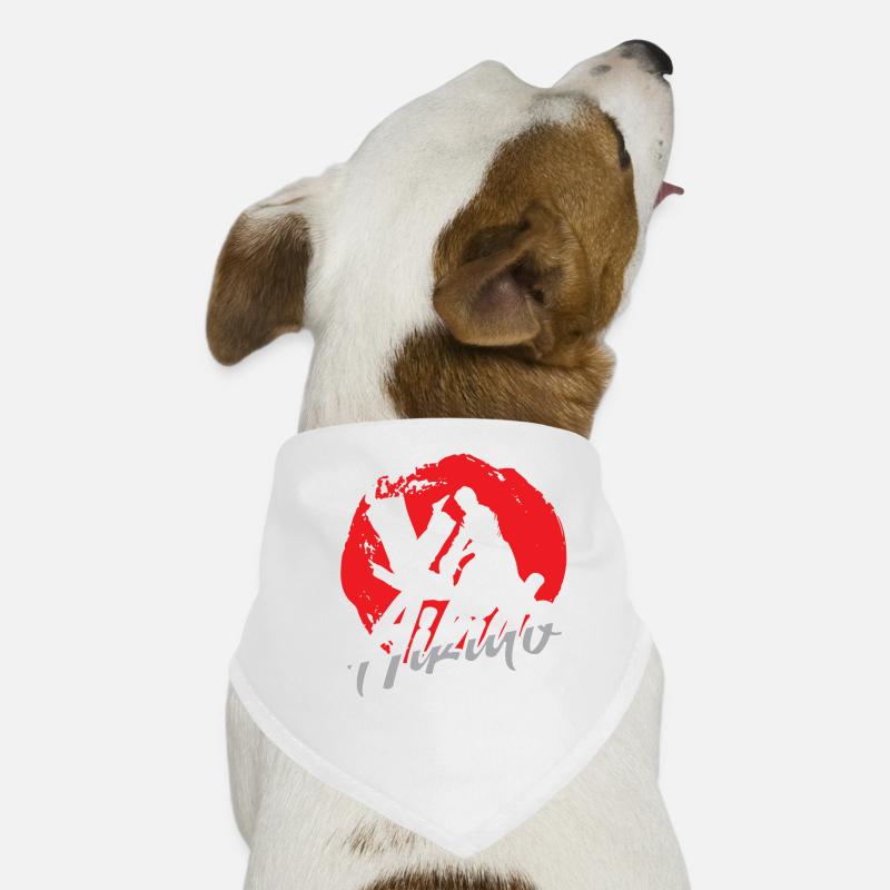 Aikido Liebhaber Kampfkunst Kampfsport Kämpfer Hunde-Bandana