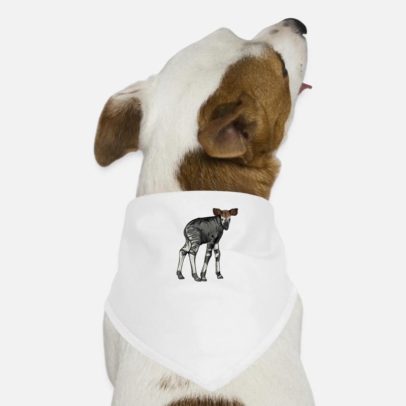 Okapi I Forest Giraffe from the Rainforest for Dog Bandana
