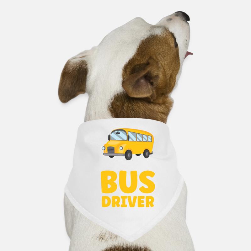 Höre Auf Den Busfahrer Reisebus Busfahren Hunde-Bandana