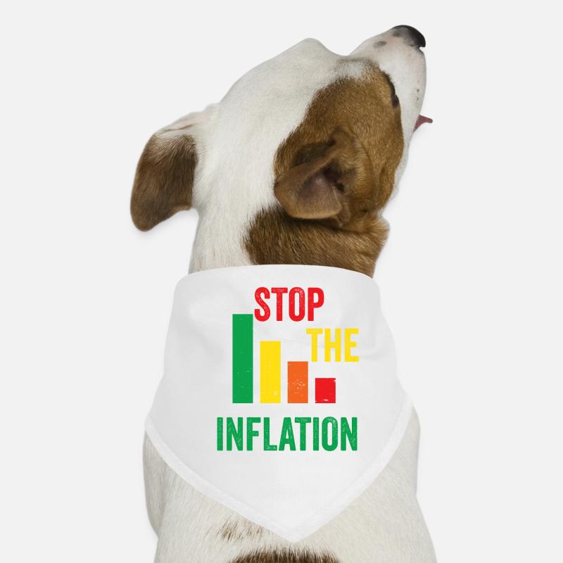 Inflation Stops Money Printing Stagflation Dog Bandana