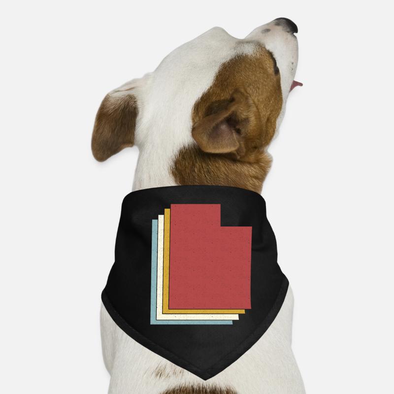 U.S. State - Vintage Map Utah Dog Bandana