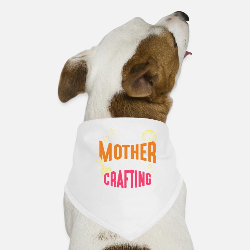 Nur Eine Mutter Die Das Basteln Liebt Mama Bastel Hunde-Bandana