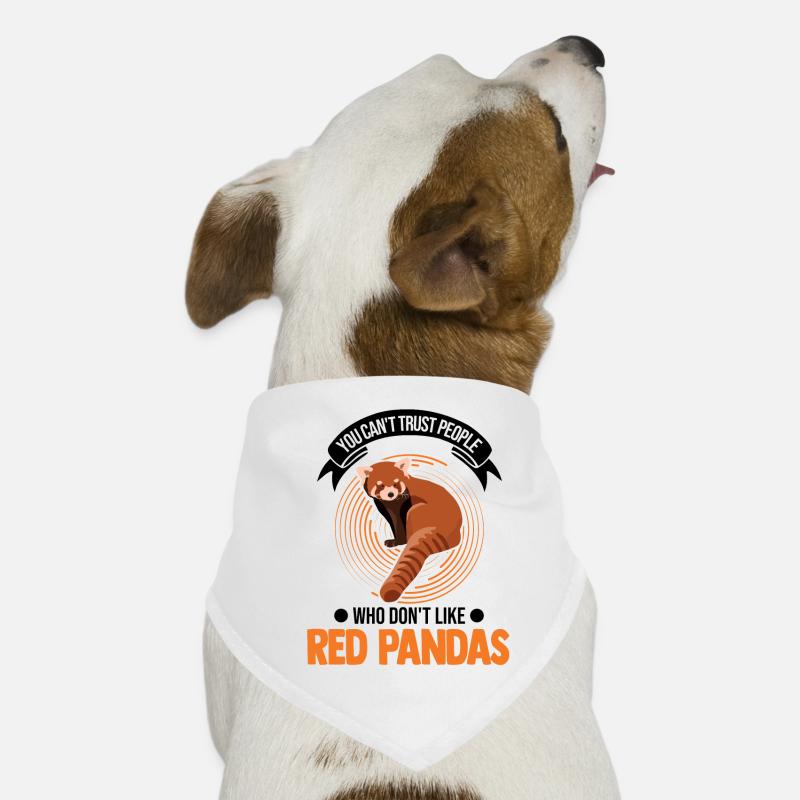 Panda Rouge Cadeau Chat Ours Bandana pour chien