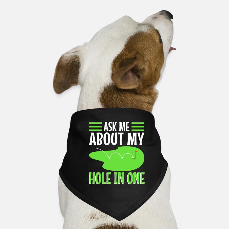 Posez-moi des questions sur mon trou dans un Bandana pour chien