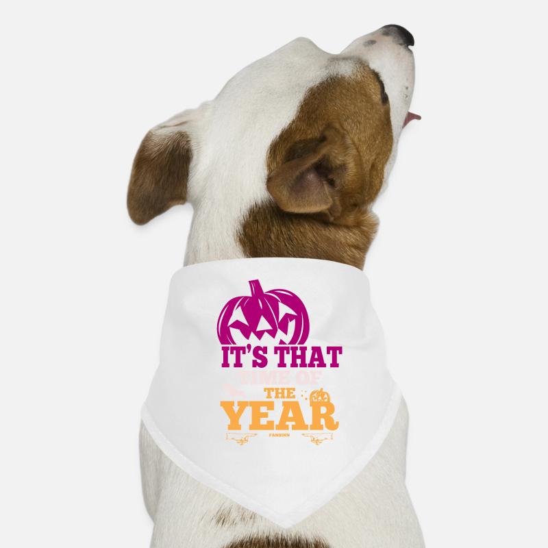 Pumpkin Time Autumn Halloween Dog Bandana