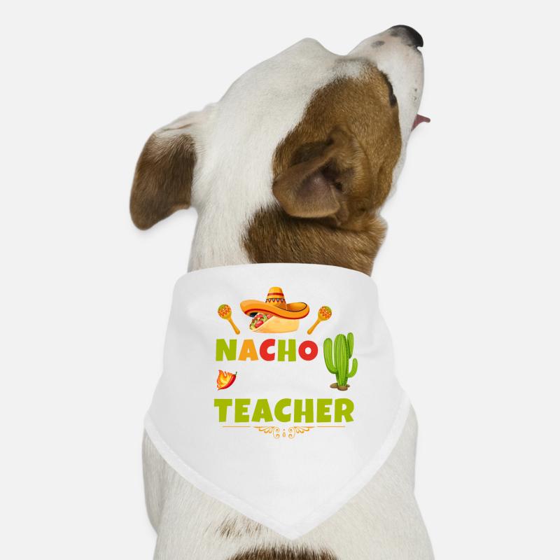 Nacho Average Teacher Dog Bandana