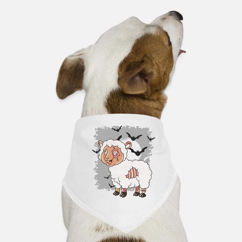 Halloween Zombie Sheep Halloween Bandana pour chien