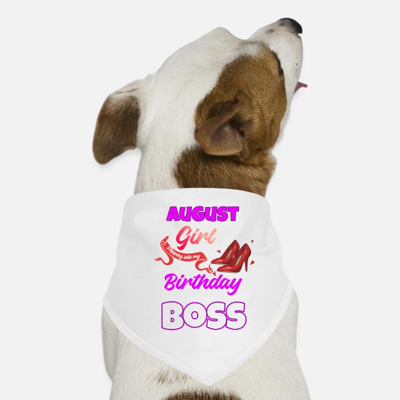Août Anniversaire Drôle Cadeau Bandana pour chien